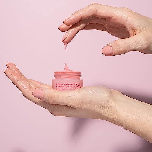 W7 Sweet Dreams Overnight Strawberry Lip Mask, Vitamin E, Aloe Vera and Grape Seed Oil - Image 2