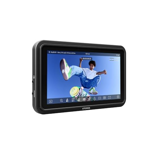 Atomos Shinobi GO 5 HDR Touchscreen Monitor Bundle with Watson NP-F770 Battery Pack, Watson Compact Charger Batteries, Sun Hood for Shinobi II (Black) - Image 5