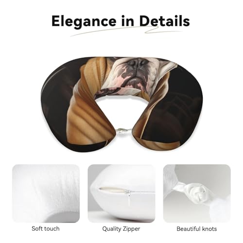 Almohada de viaje espuma viscoelástica negro tamaño único miniatura 4