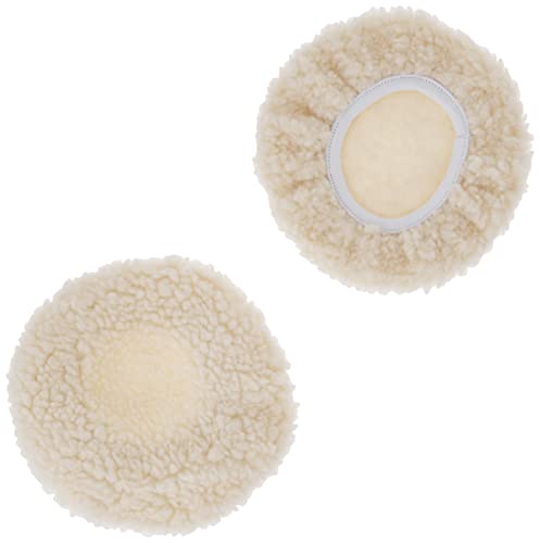 Image of WEN 7A345 7-Inch Synthetic Wool Polishing Bonnets, Two Pack (Pack of 2)