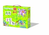  Clementoni - Edukit Clanners 6 Cubos Domino, ,EMO Y Puzzle 61 17-92341