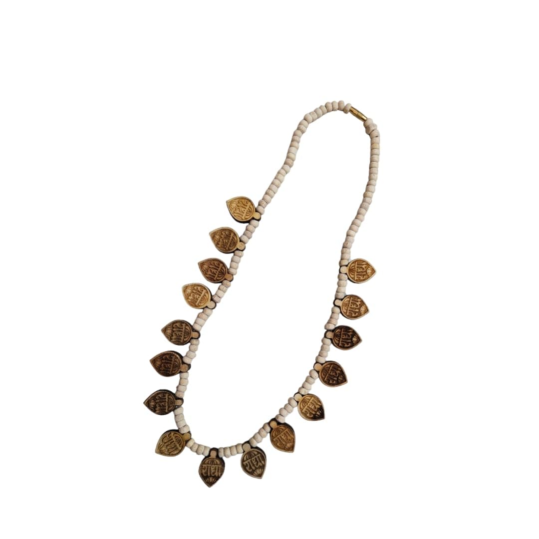Buy unique best and latest shree radhe tulsi mala and locket & get free chandan-image-33