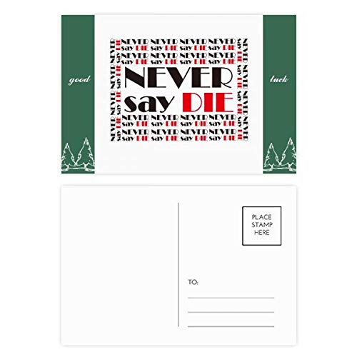 Cartes postales à offrir en cadeau de motivation avec citation positive lot multicolore