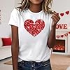 Casual Short Sleeve T-Shirt with Print and Crew Neck for Everyday Wear - Comfortable and Stylish T-Shirt, White, XL #2