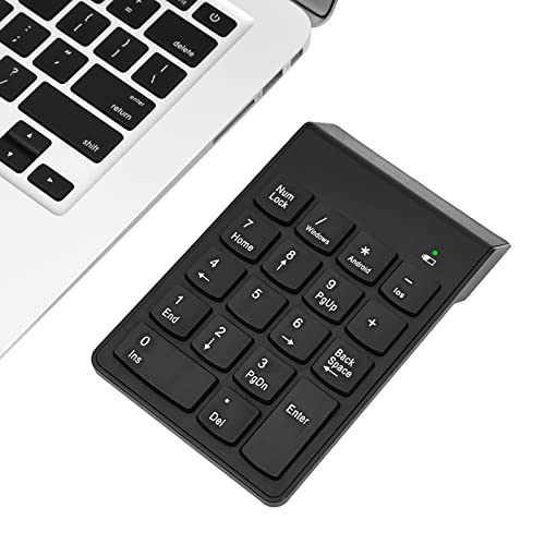 Bluetooth Numeric Keypad cimetech Wireless Slim 18 Keys Multi-Function Numeric Keypad Keyboard Extensions for Laptop/Desktop/PCs/Notebook Bluetooth Numeric Keypad cimetech Wireless Slim 18 Keys Multi-Function Numeric Keypad Keyboard Extensions for Laptop/Desktop/PCs/Notebook
