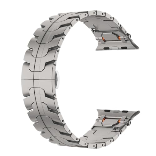 Bracelet en acier inoxydable pour Iwatch 9 7 8 44mm 45mm maillons métal