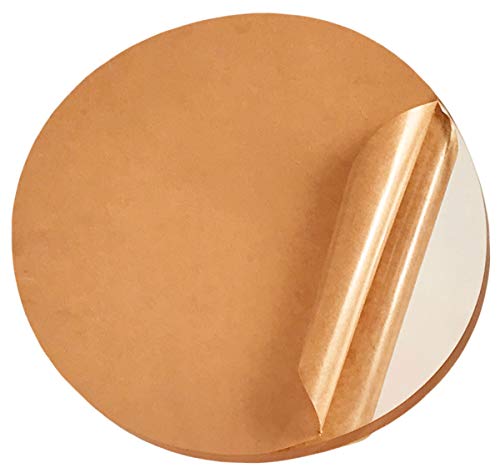 Clear Acrylic Circle Blank Disc - Set of 10 Pieces (1/4" Thick Clear, 4" Diameter)