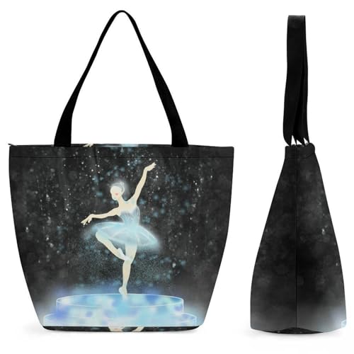 Sac à bandoulière femme Dansante Étoilée, grand sac à main chic pour le shopping et voyage