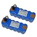 Produktbild 2x Trade-Shop Premium Ni-Mh Akku, 14,4V / 4500mAh / 65Wh ersetzt LP43SC2000P für Ariete Briciola 2717 Bricola 2713, 2717 Evolution 2.0 Profimaster Robot 2712