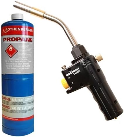 Monument 3450g Gas Soldering & Brazing Torch + Rothenberger Propane Gas by Rothenberger
