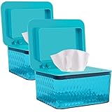 2 Pack Wet Baby Wipes Dispenser - Large Capacity Wipe Holder Seal-Designed Dust-Proof Wet Wipes Container Keep Diaper Wipes Fresh