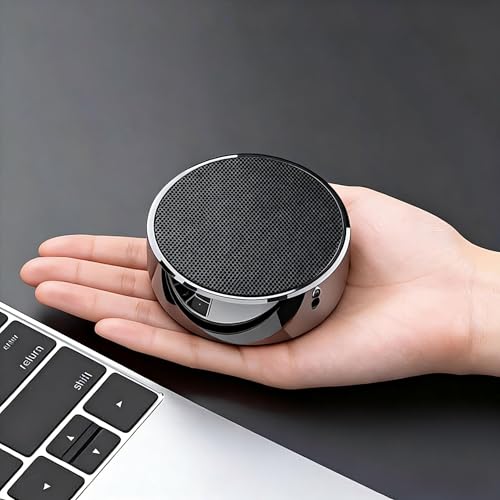 Enceinte Bluetooth portable HiFi métallique à son 360° et autonomie 8h