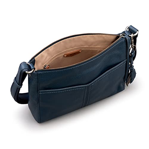 Image of The Sak Alameda Leather Crossbody Purse - Leather Women's Handbag for Everyday & Travel - Cross Body Bag With Zipper
