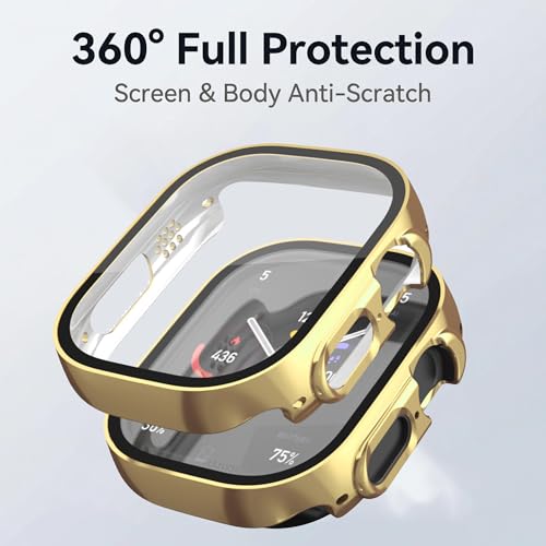 HANKN Hard Plated Case for Apple Watch Ultra 3 2 1 49mm, Gold by HANKN - Used condition - Image 3