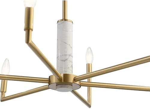 Miniatura 4 de Kichler Laurent - Lámpara de araña de 16" con 6 luces en níquel pulido