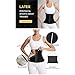 Zzalalana Waist Trainer for Women Lower Belly Fat Waist Cincher Shapewear Weight Loss Tummy Control Corset Body Shaper Black