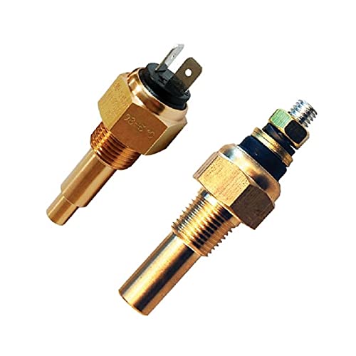 Boat Meter- Water Temp Sensor Temperature Sender M10 M14 M16 3/8"-18NPT for Water Temp Gauge (Color : 1 4-18NPT)2