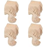 Patas de madera para muebles: protegen tus muebles y el suelo, evitan que los muebles el suelo y prolongan la vida útil de los muebles. patas para mesas de té