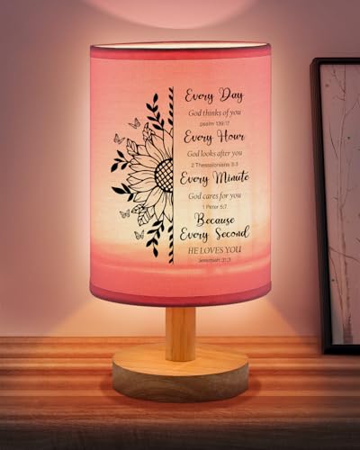Calibron Christian Gifts for Women Table Lamp, Religious Gifts for