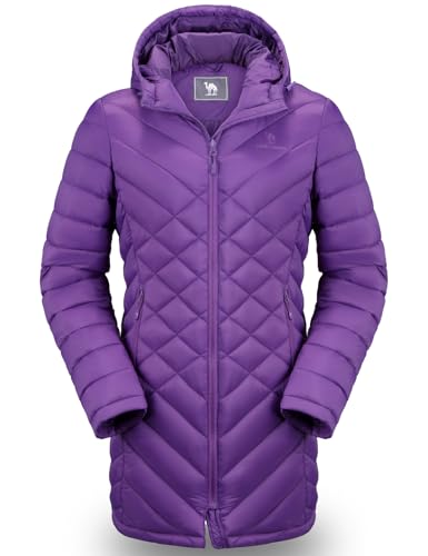 CAMELSPORTS Women's Ski Jacket Winter Snow Coat Warm Mountain Waterproof Female Jacket Parka with Hooded