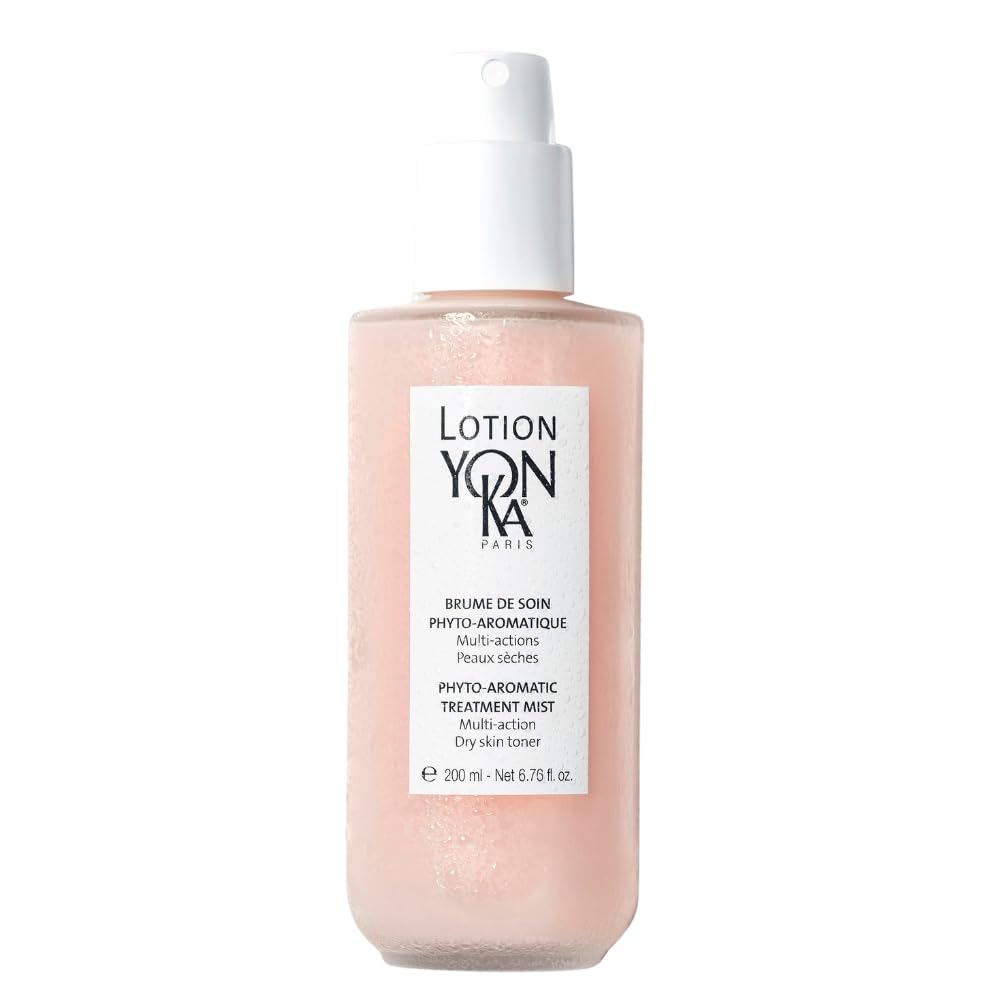Lotion Tonique Yonka pour Peaux Sèches 200ml - Brume Vivifiante Sans Alcool - Hydrate, Purifie, Apaise et Rééquilibre - Aux 5 Huiles Essentielles - Spray Vaporisateur