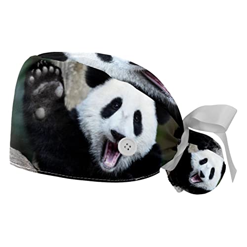 Casquettes de travail respirantes panda lot anti-transpiration confort