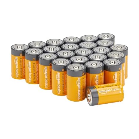 Amazon Basics D Cell Alkaline Batteries Pack of 24 Cover