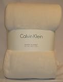 Calvin Klein Queen Blanket - 98in x 92in - Ivory