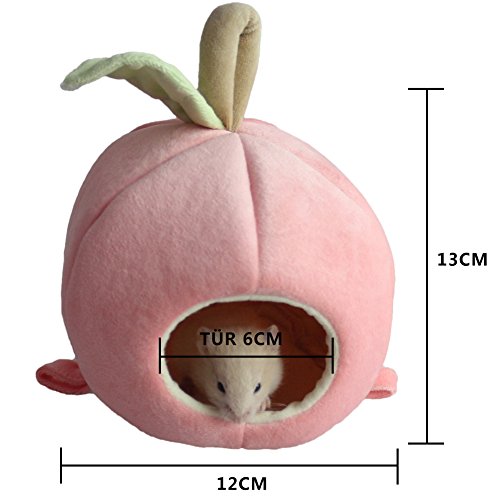 neu Apfel Haustier Käfige Hütten Höhlen Hängematte Spielzeug für Kleintiere Eichhörnchen Chinchilla Meerschweinchen Ratte Mäuse Hamster Hase Kanichen