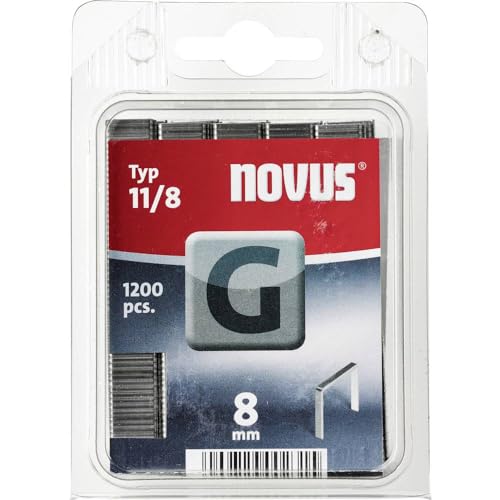 Novus Punti Metallici G 11 8 Mm, 1200 Pezzi