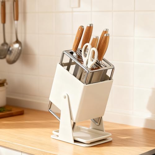 Soporte para bloque de corte giratorio de 30 grados con bandeja recolectora de agua 4