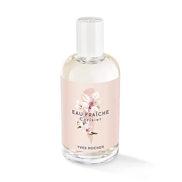 Yves Rocher Cherry Blossom, cherry bloom Eau de toilette for Women, Spray 100 ml./3.3 fl.oz.