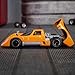 Hot Wheels Elite 64 McLaren M6GT 1:64 Die-Cast Collectible Model Car – McLaren Orange with Opening Rear Engine & Real Riders™ Wheels – Mattel Creations Exclusive (HWG05)