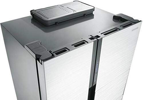 Image of Samsung 604 L Inverter Frost-Free Side-by-Side Refrigerator (RS55K52A01J /TL, Shiny River Pattern)