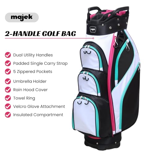 Majek 1980s Retro Theme Golf Bag