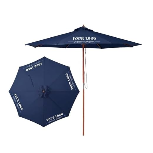 Custom 9ft Patio Umbrellas for Business Use