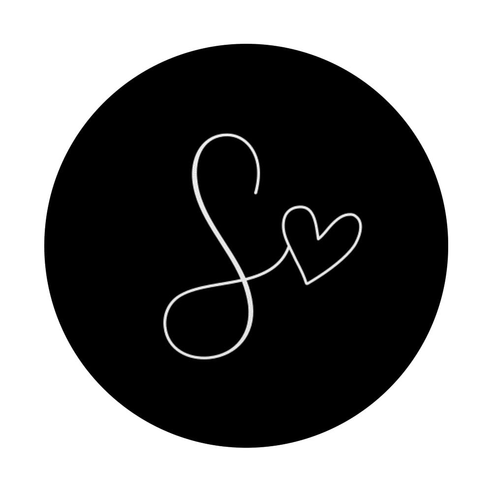 Monogramma Di Lettera F Con Cuore E Corona Illustrazione Vettoriale