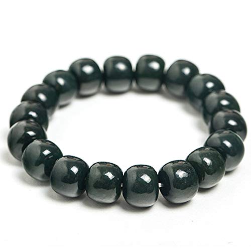 Bracelet en perles de jade de qualité supérieure pour homme et femme