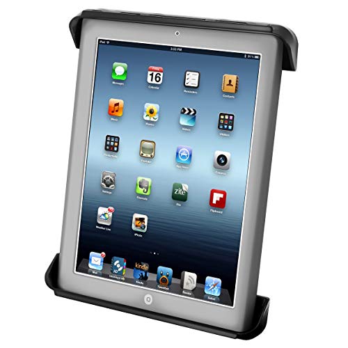 Ram Mount ram-hol-tab3u Support Passif d'intérieur Noir - Supports (Tablette/UMPC, Intérieur, Support Passif, Noir, Apple iPad 1-4, 196,8 mm)