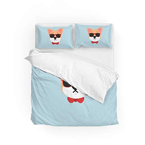 Parure de lit chien polyester pour une chambre chaleureuse et cocooning - 2