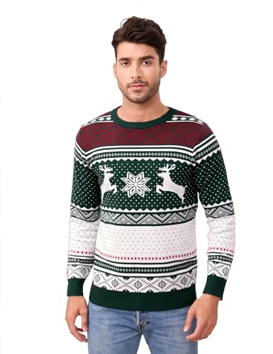 Weihnachtspulli Herren Weihnachtspullover Männer Lustig Weihnachten...