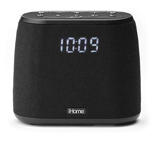 Ihome Ibt234 Dual Alarm Clock Fm Radio Bluetooth Speaker, Voice Control Siri And Google Assistant, With Usb Charging Station/Phone Chargers For Bedrooms #TOP1