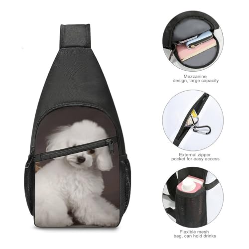 Mochila tipo bandolera para senderismo y uso casual miniatura 5