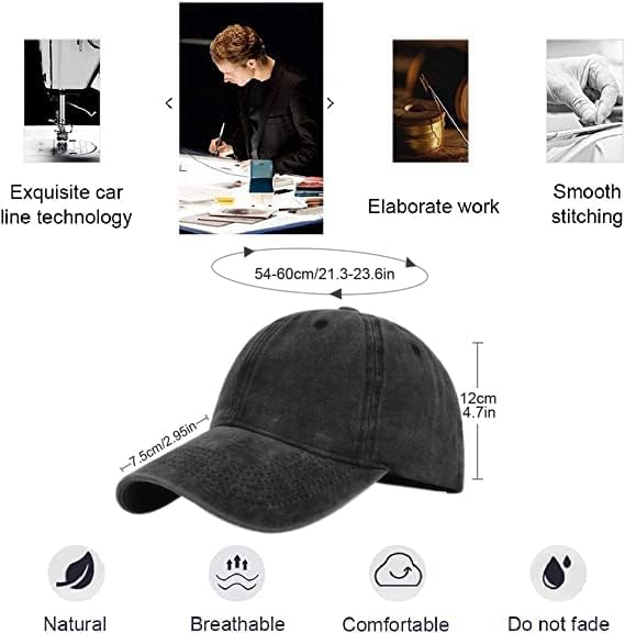 Custom Baseball Cap Name Text Word Embroidered Dad Hat. Unstructured Adjustable Metal Buckle - Image 5