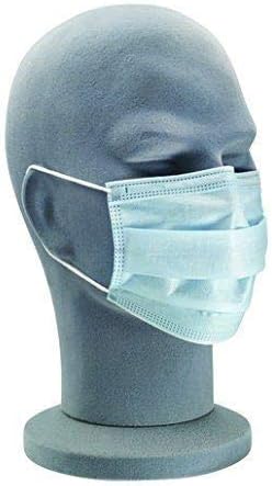 Universal Uniprotect Air Procedure Face Mask with Earloops, Blue, Pack of 50