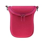 GLBMMLMTHZP Neopren-Kameratasche, Innengehäuse, passend for Fujifilm X-E5, X-M5, X-S10, X-S20, X-T30 II, X-T200, X-T100, X-E4, X-E3 for 15–45 mm Objektiv, X100VI, X100V Kameratasche(Rose red)