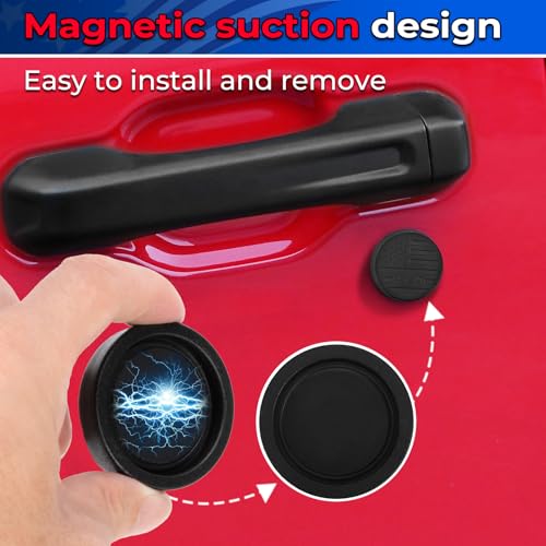 Image of CALBEAU Keyhole Covers Compatible with 2018-2026 Jeep Wrangler & Gladiator