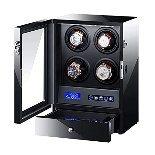 Organizador de 4 relojes automáticos ideal para vestidor con LED 3