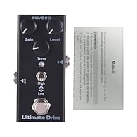 [Rich Overdrive Sound]: Experience a vibrant tonal range with this distortion pedal guitar, offering rich overdrive that outperforms standard tube amps for dynamic musical expression. [Durable Aluminum Build]: Crafted from high-quality aluminum, this...