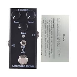 [Rich Overdrive Sound]: Experience rich, bordering-on-distortion overdrive that elevates your tone beyond traditional tube amps, ideal for creating dynamic and powerful sounds. [Durable Aluminum Build]: Crafted with a lightweight yet robust aluminum ...